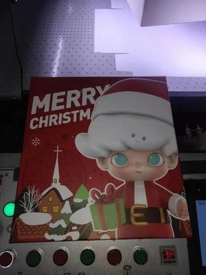 機械L5989XW3182XH2100mmに堅い箱をするクリスマスのギフト用の箱 ペーパーつく機械